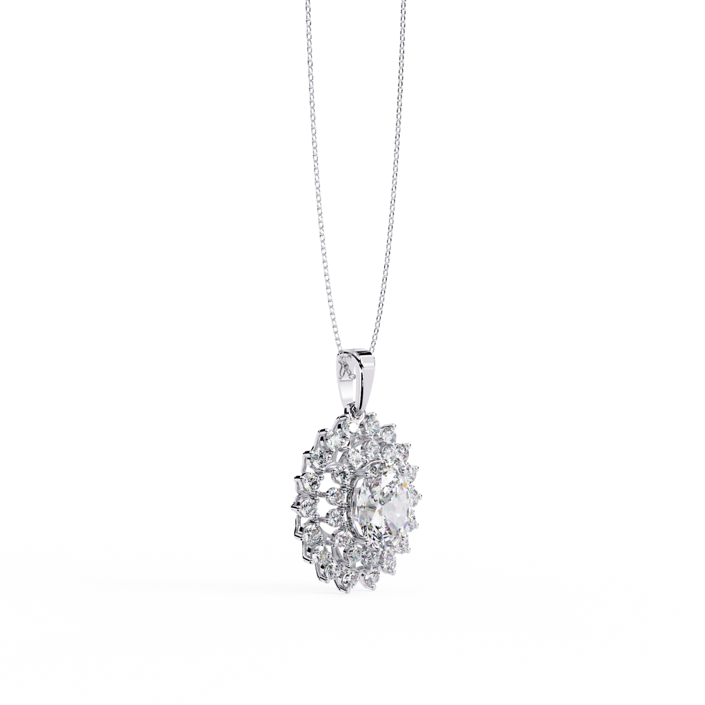 Floral Halo Necklace