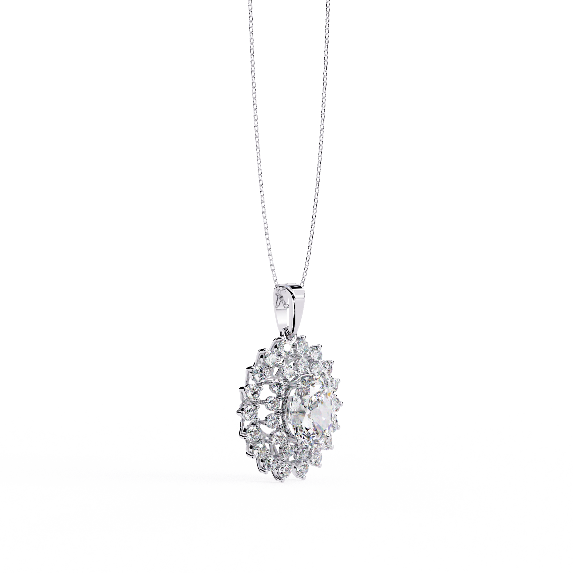 Floral Halo Necklace