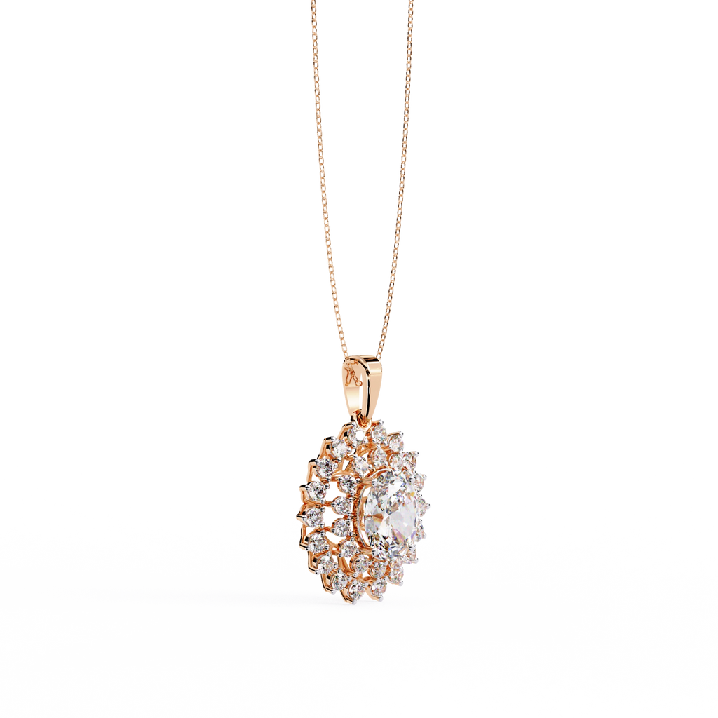 Floral Halo Necklace