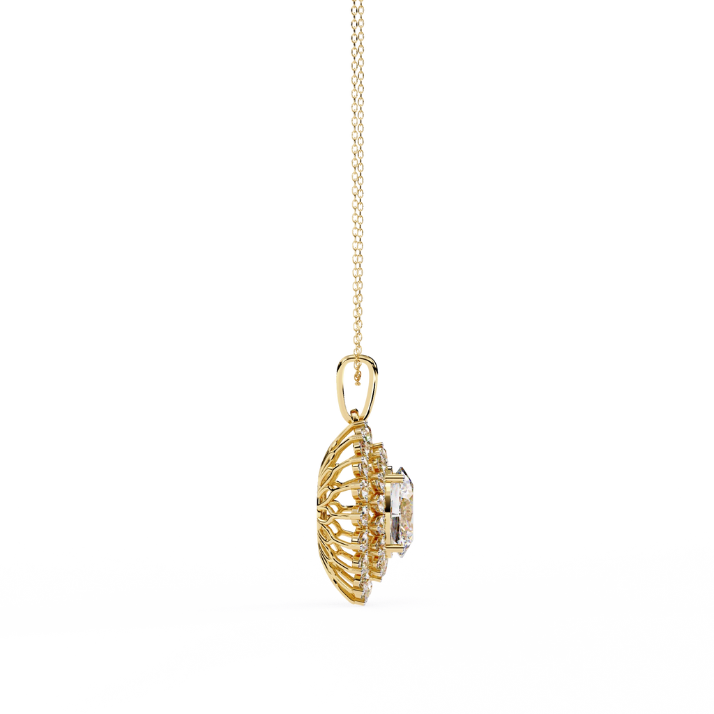 Floral Halo Necklace
