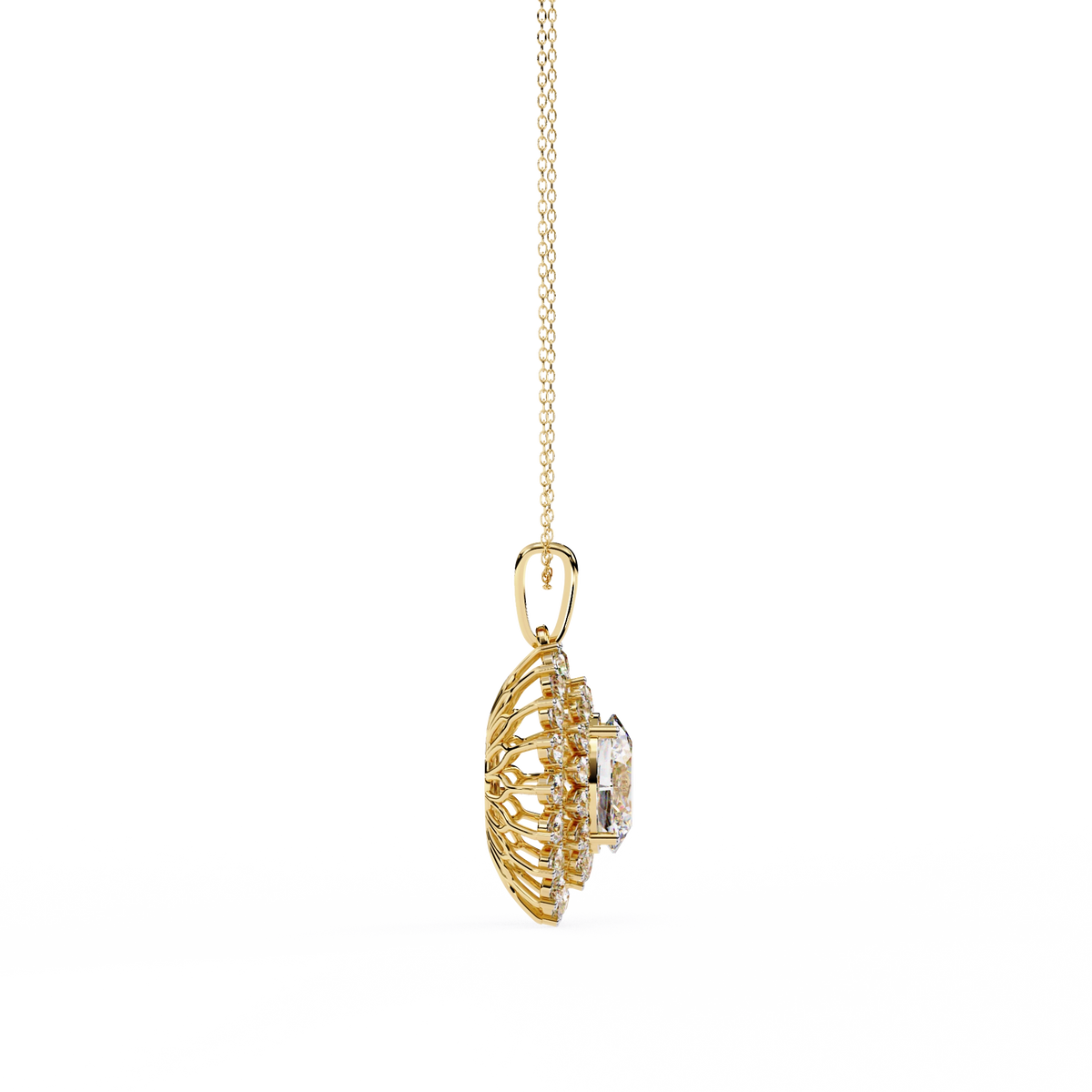 Floral Halo Necklace