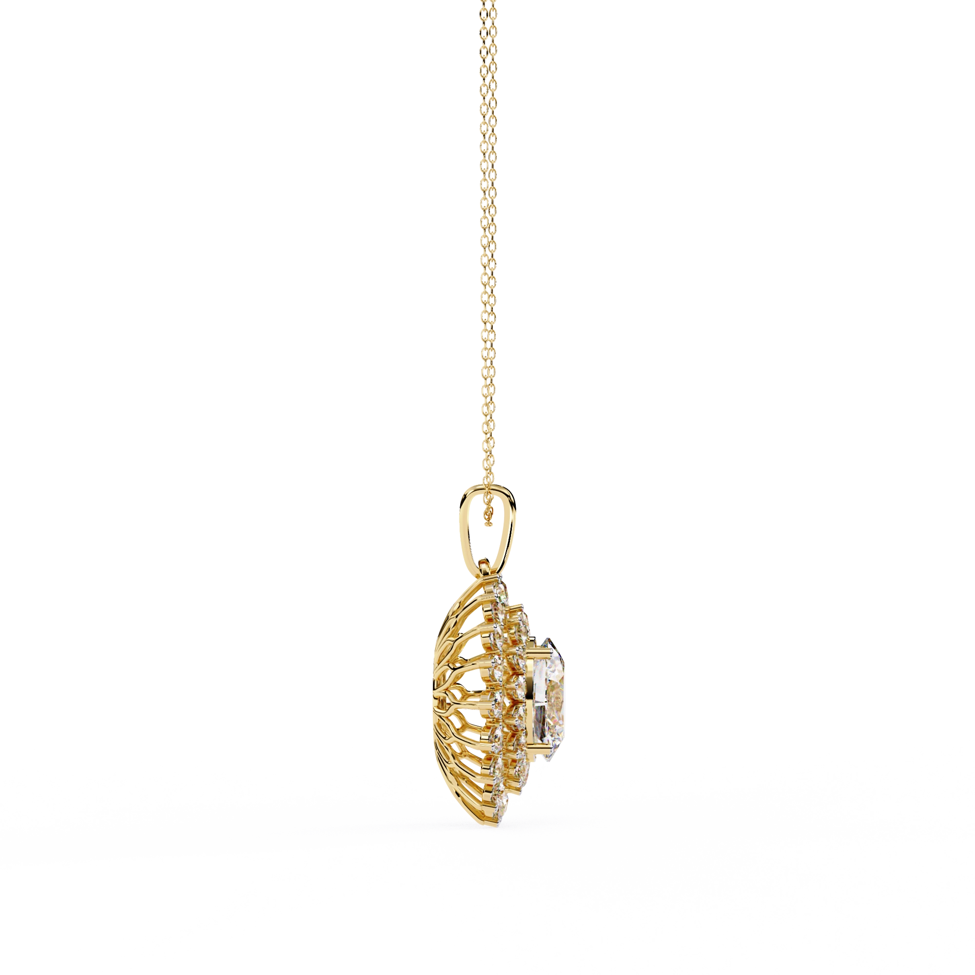 Floral Halo Necklace