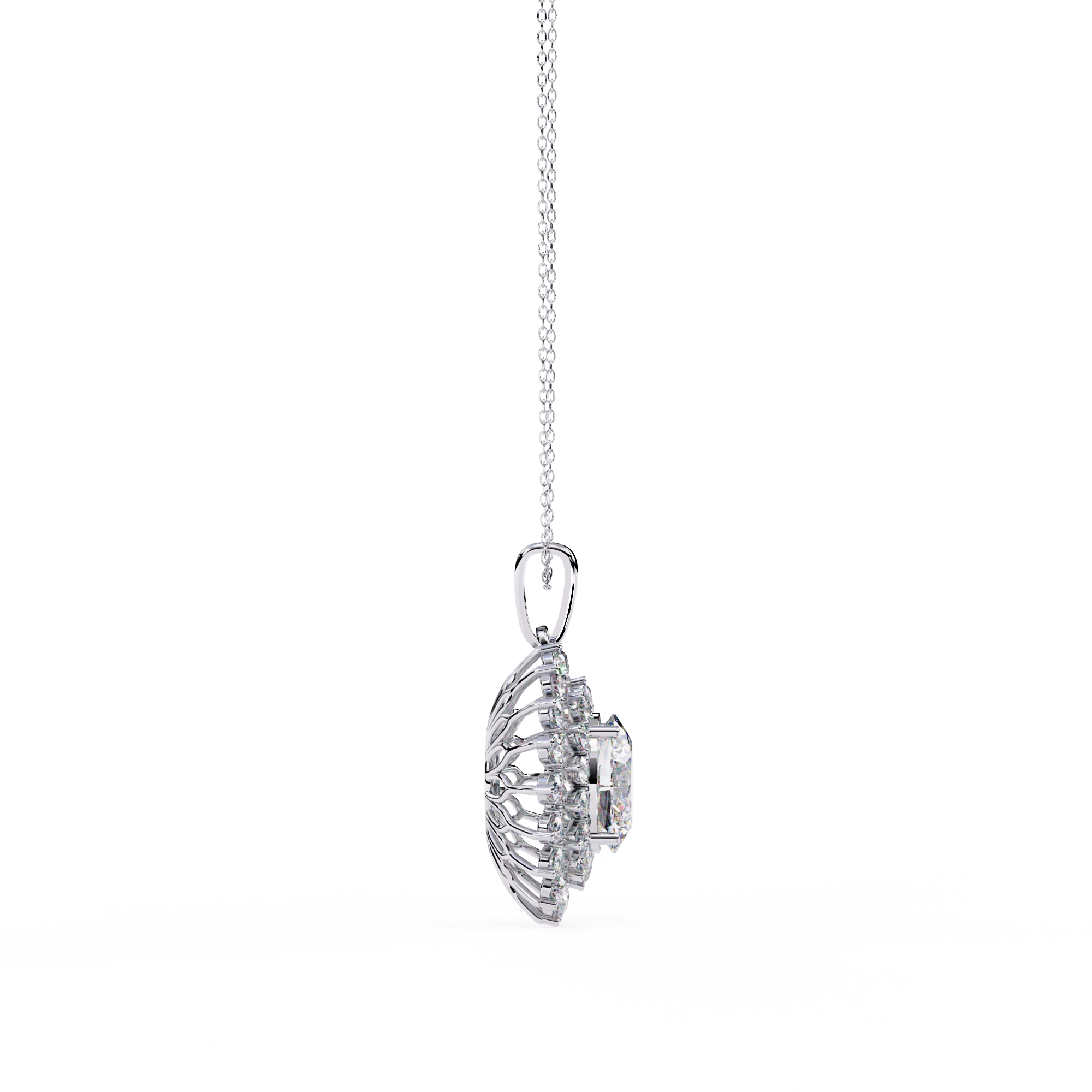 Floral Halo Necklace