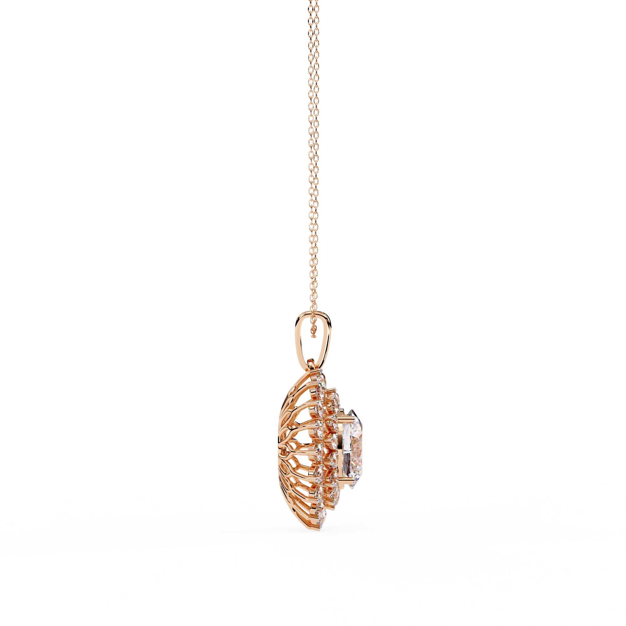 Floral Halo Necklace