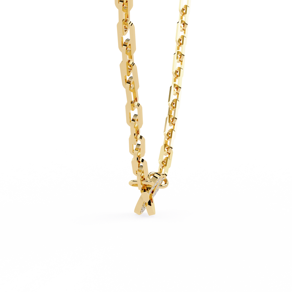 Designer Link Necklace