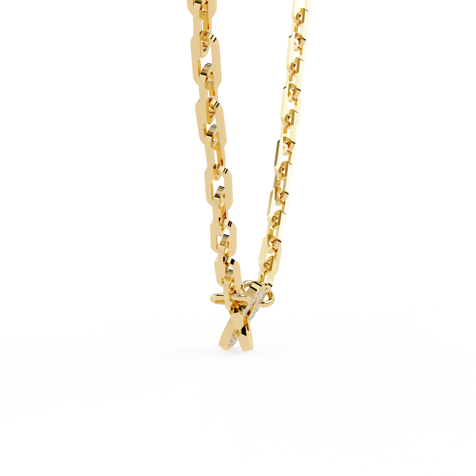 Designer Link Necklace
