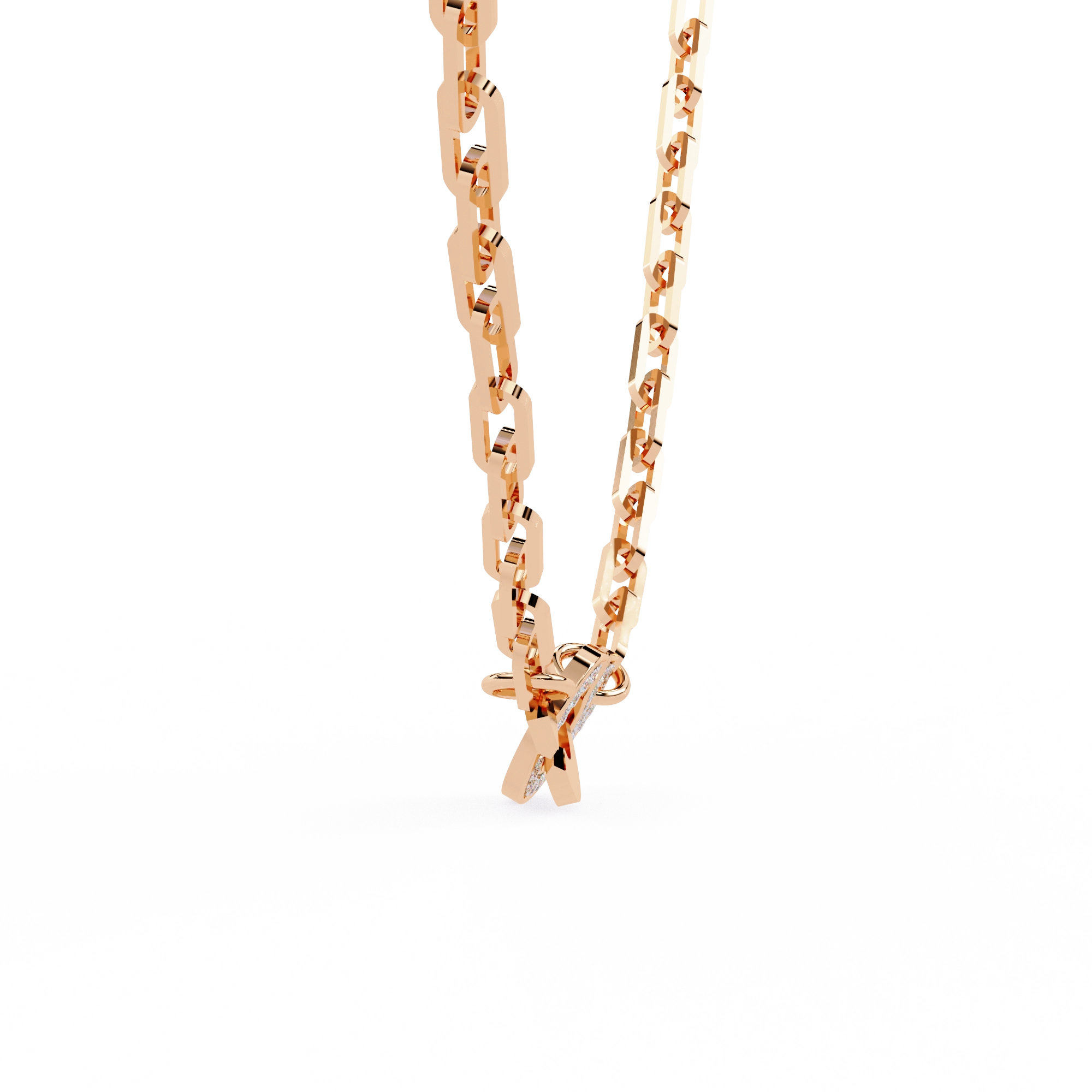 Designer Link Necklace