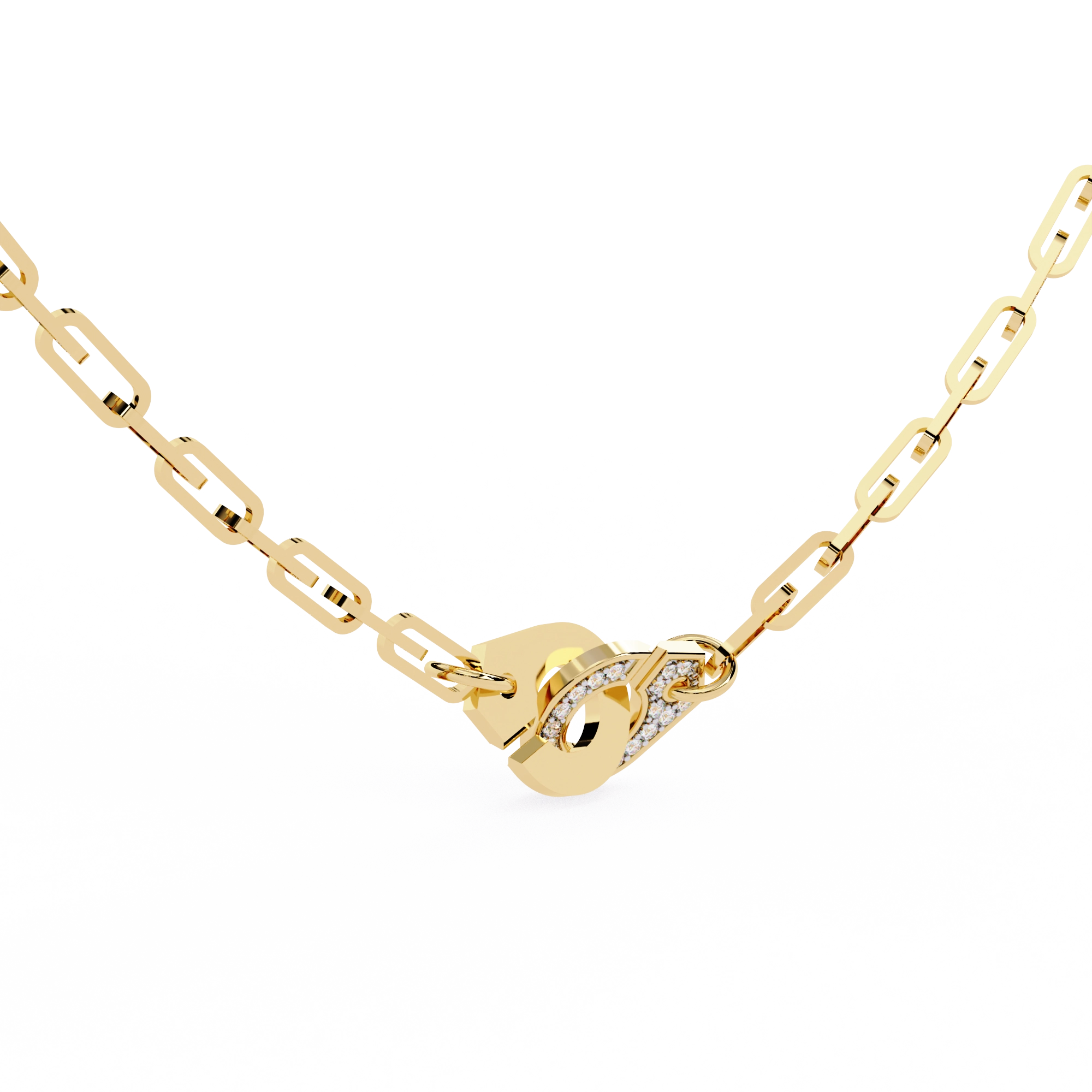 Designer Link Necklace