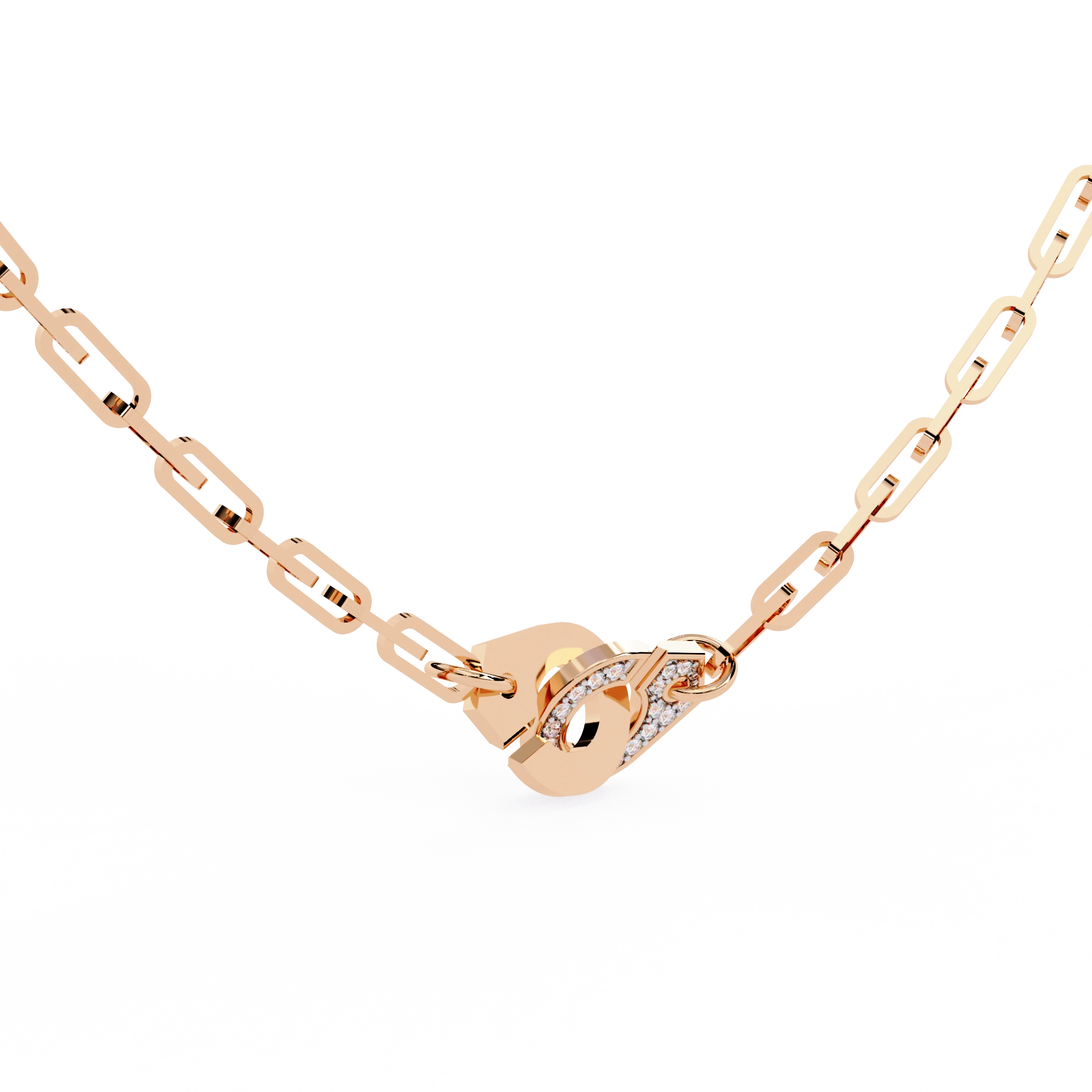 Designer Link Necklace
