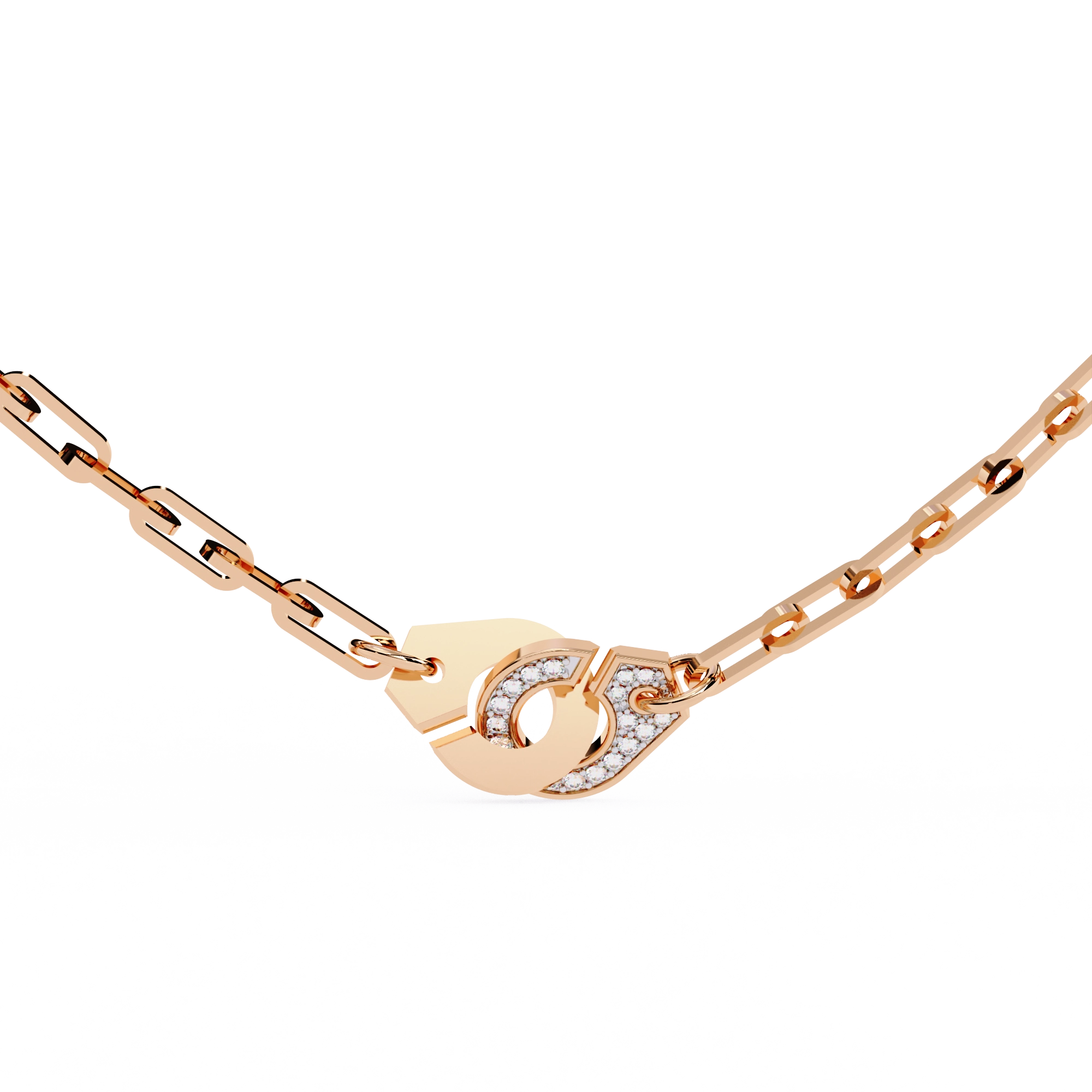 Designer Link Necklace