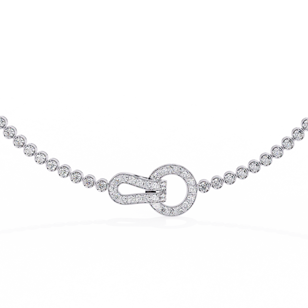 Diamond Knot Necklace