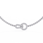 Diamond Knot Necklace