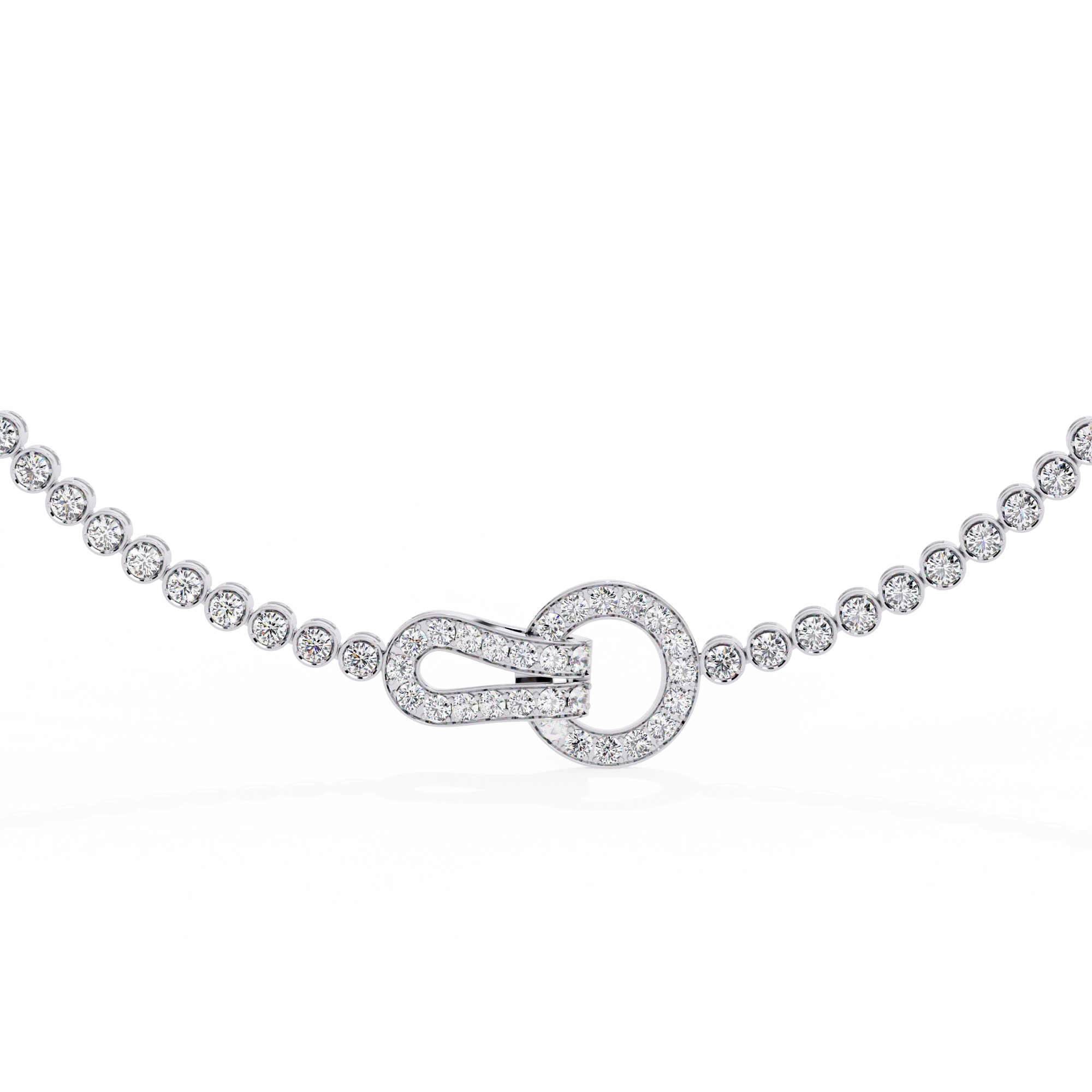 Diamond Knot Necklace