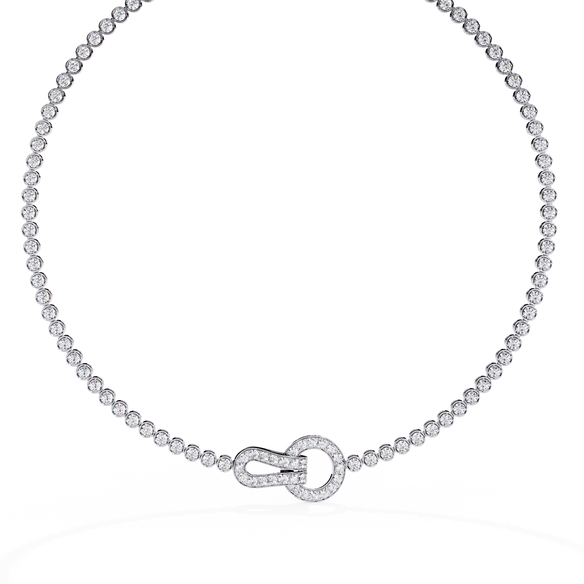 Diamond Knot Necklace