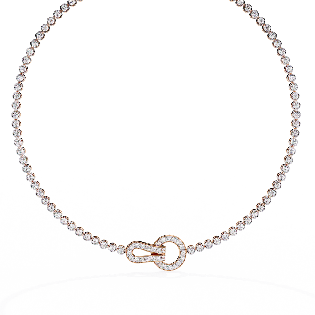 Diamond Knot Necklace