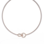 Diamond Knot Necklace