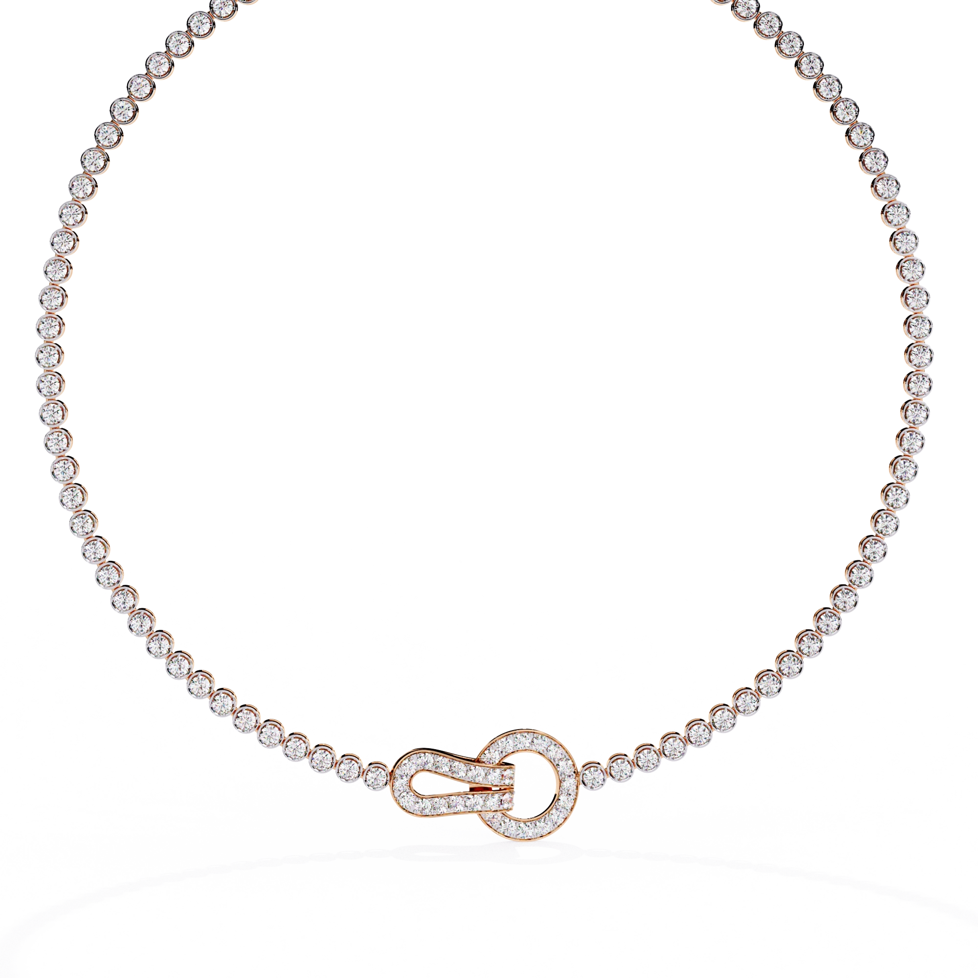 Diamond Knot Necklace