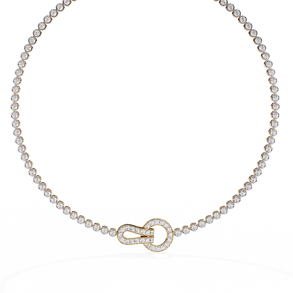 Diamond Knot Necklace