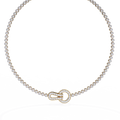 Diamond Knot Necklace
