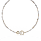 Diamond Knot Necklace