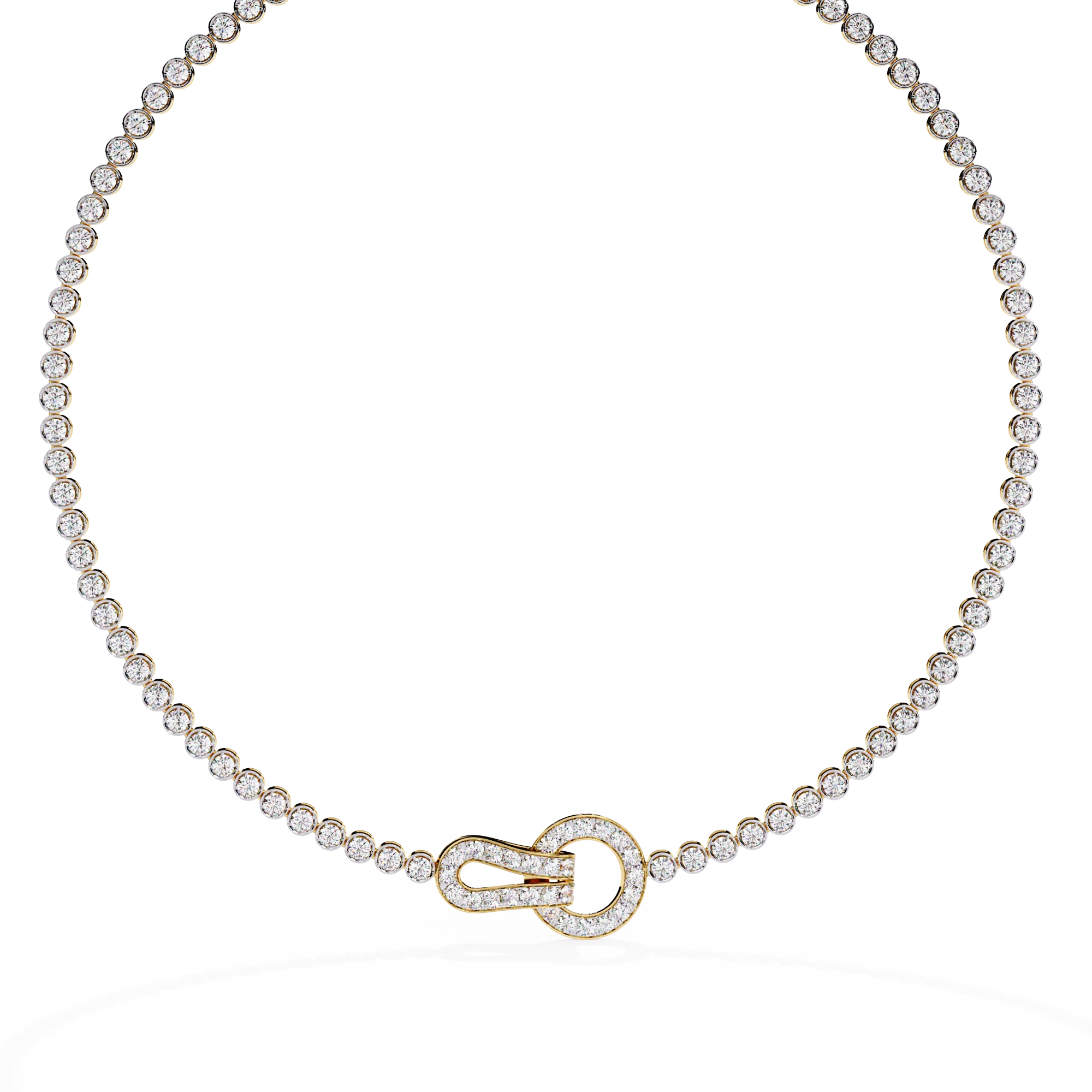 Diamond Knot Necklace