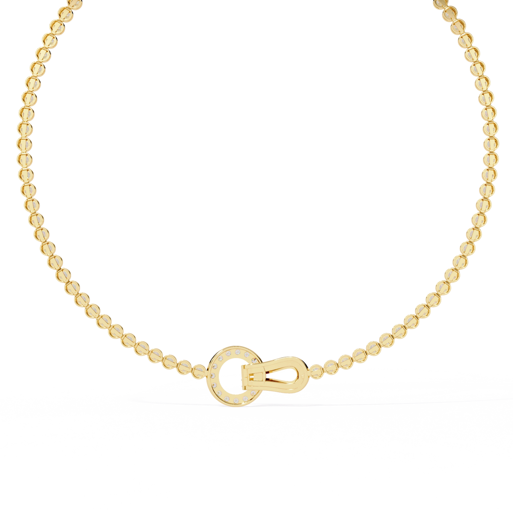 Diamond Knot Necklace
