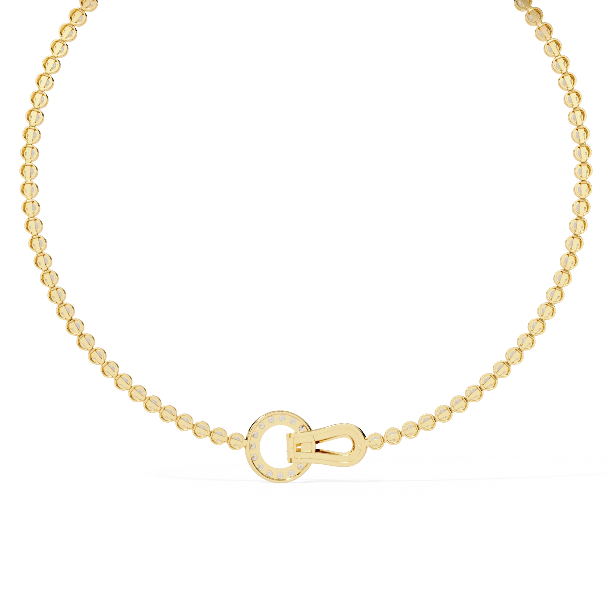 Diamond Knot Necklace