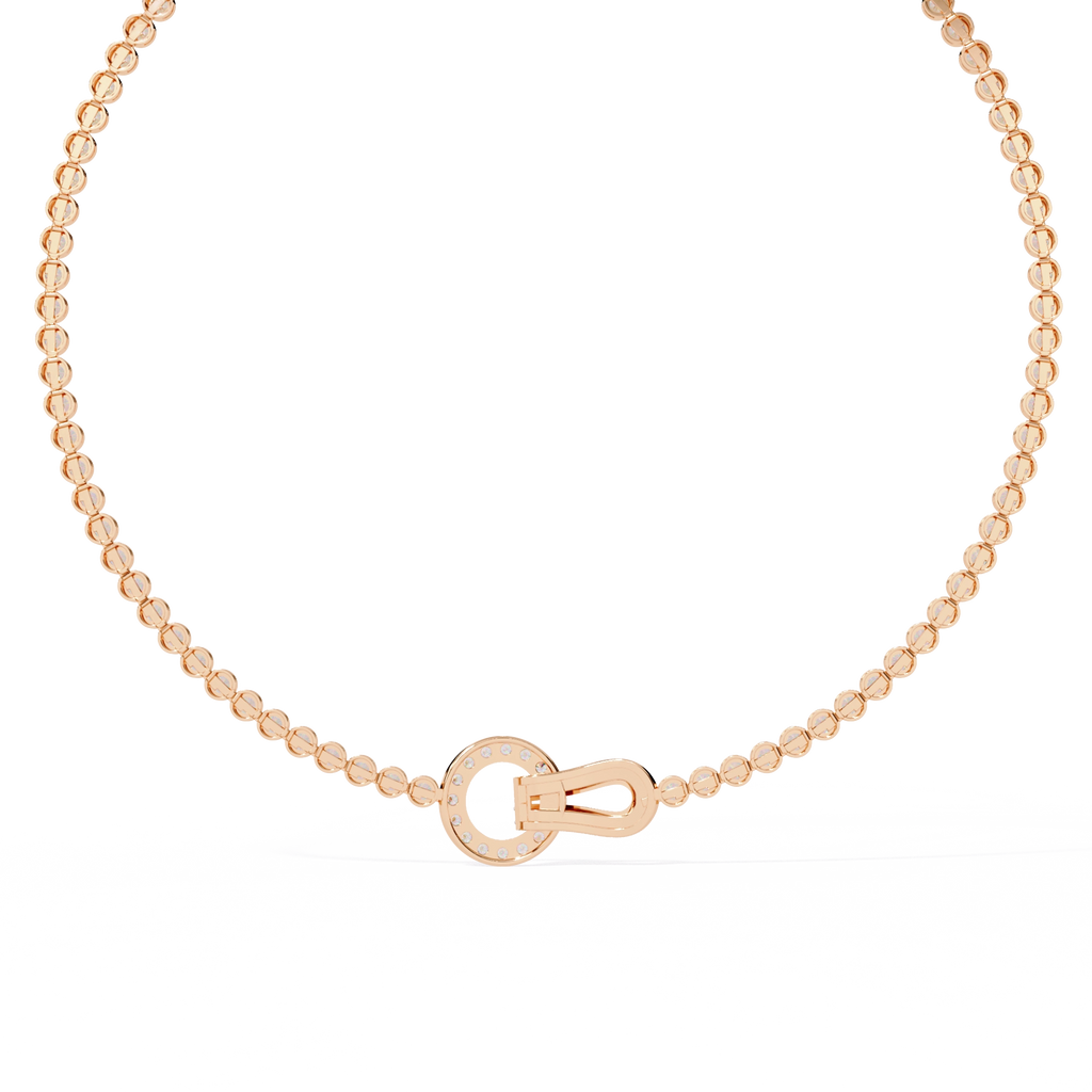 Diamond Knot Necklace
