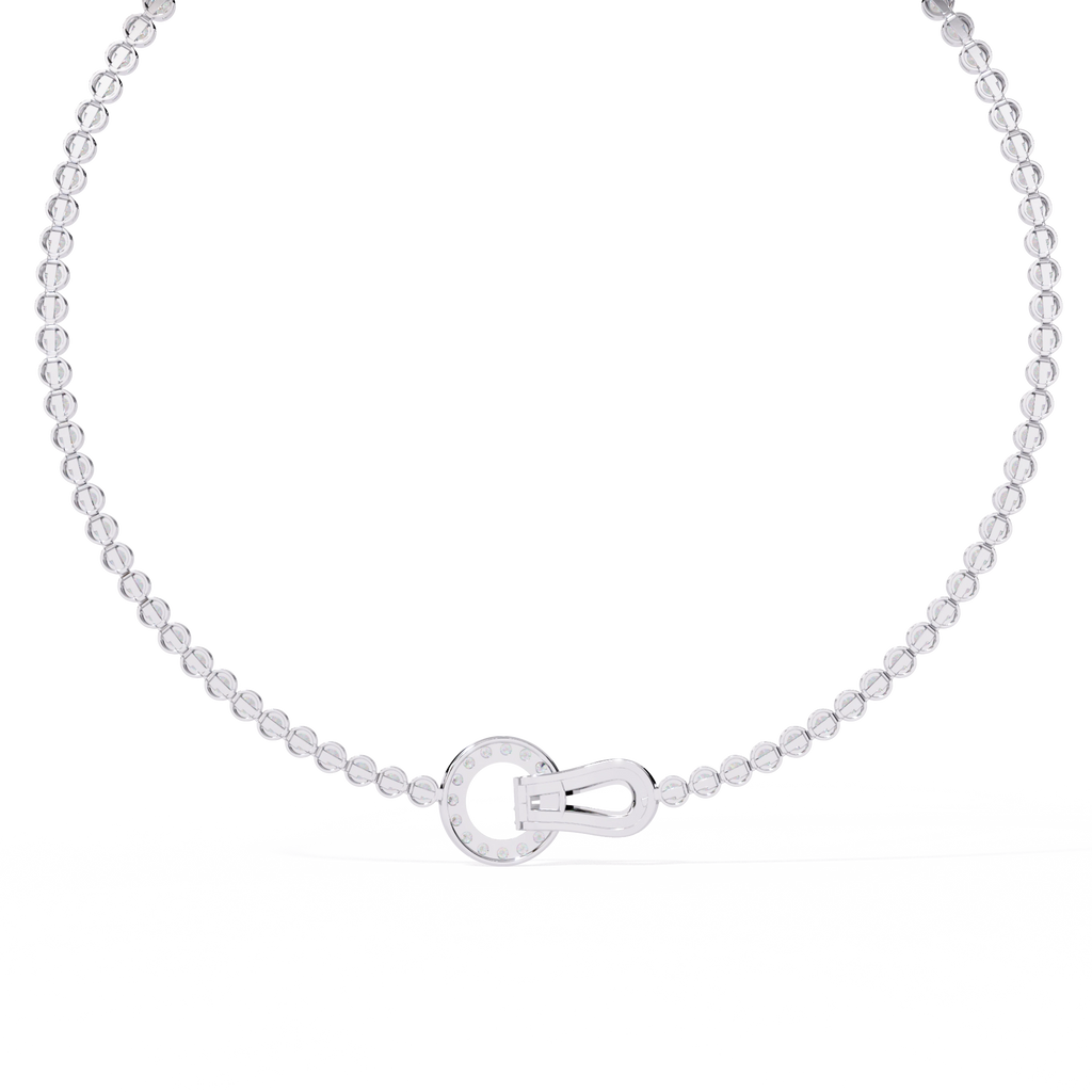 Diamond Knot Necklace