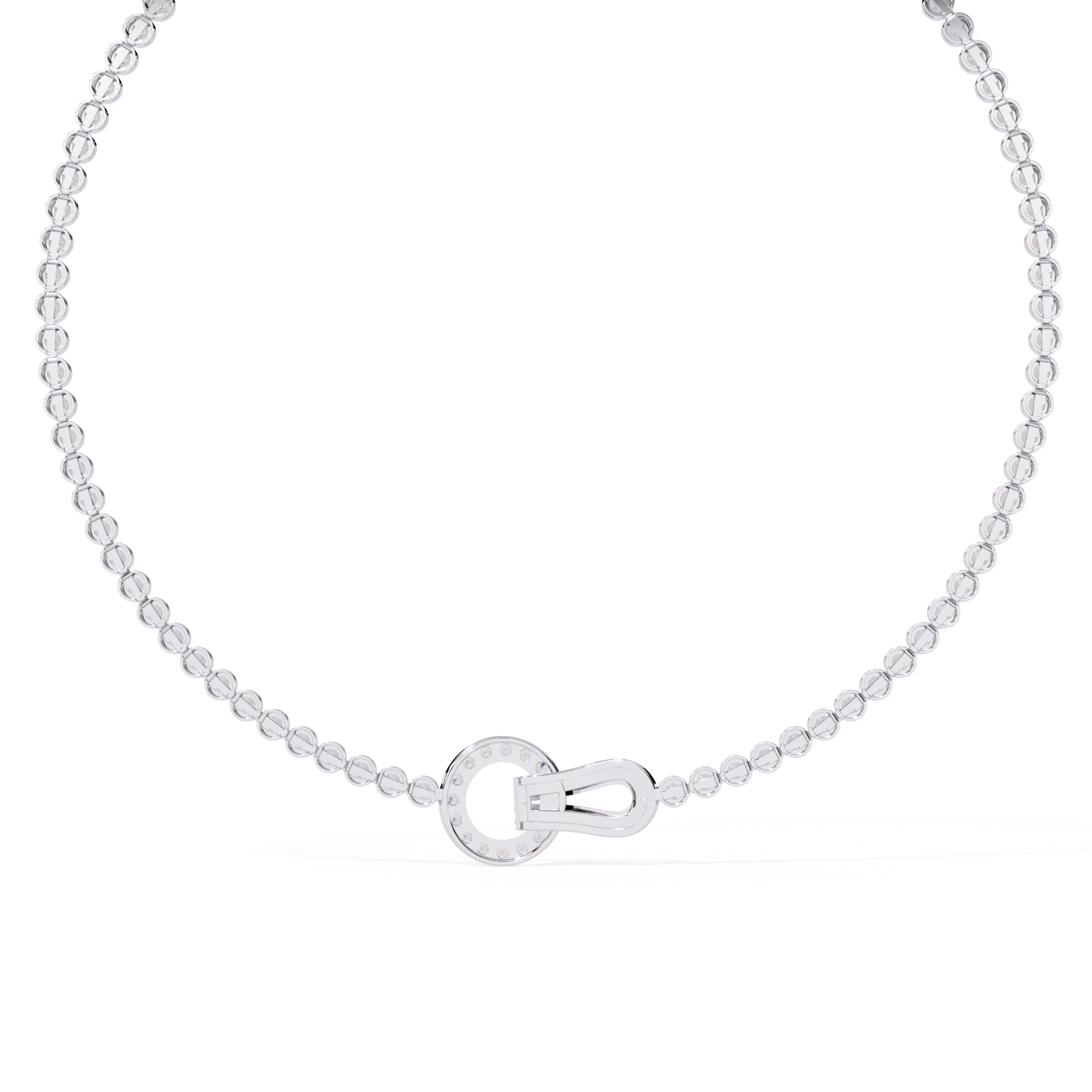 Diamond Knot Necklace