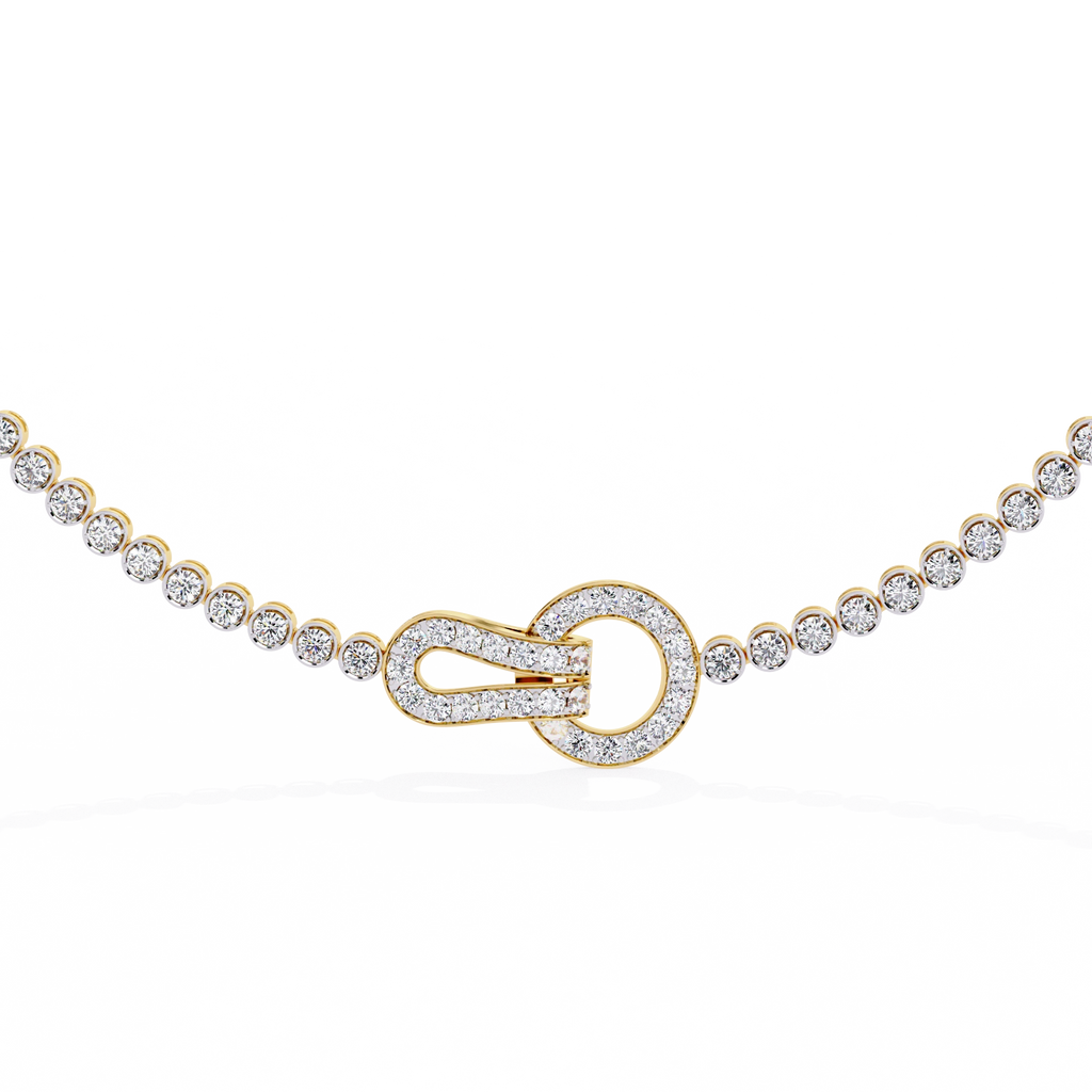 Diamond Knot Necklace