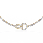 Diamond Knot Necklace