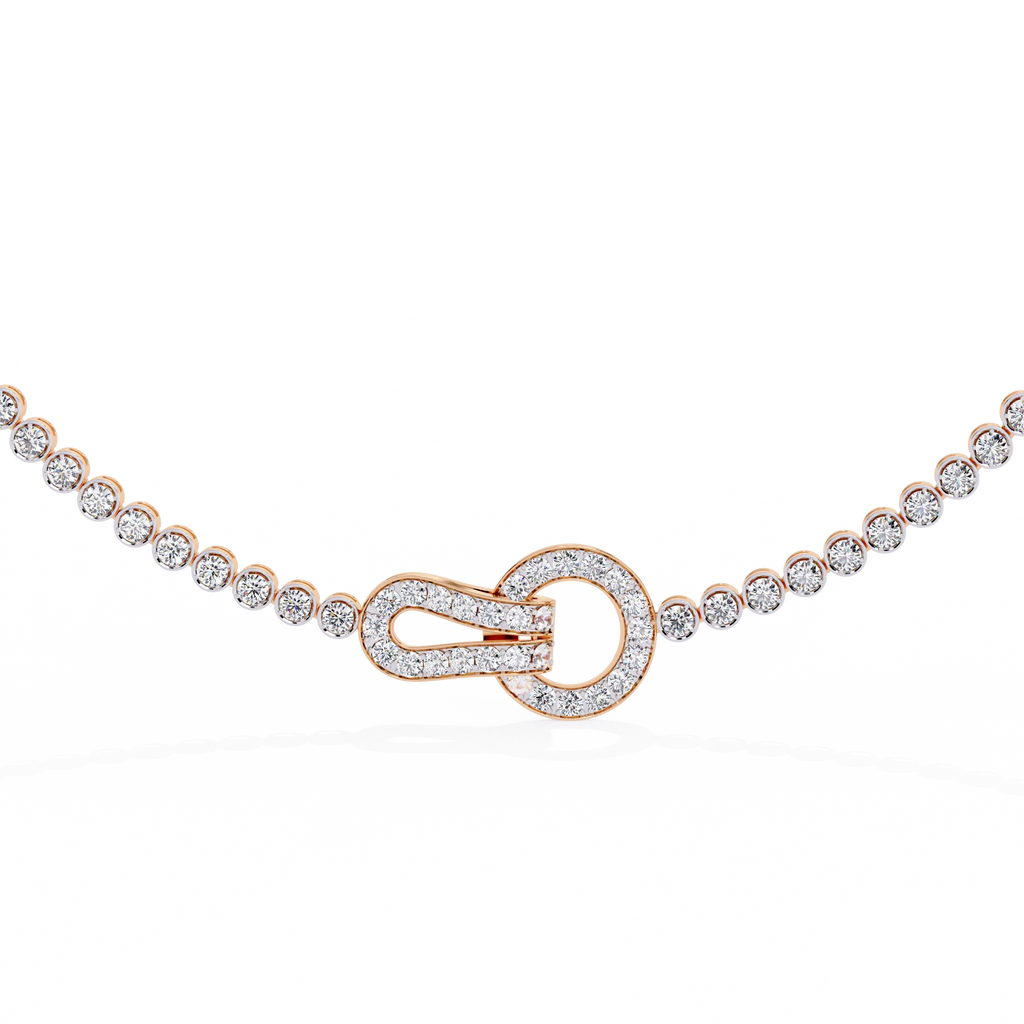 Diamond Knot Necklace