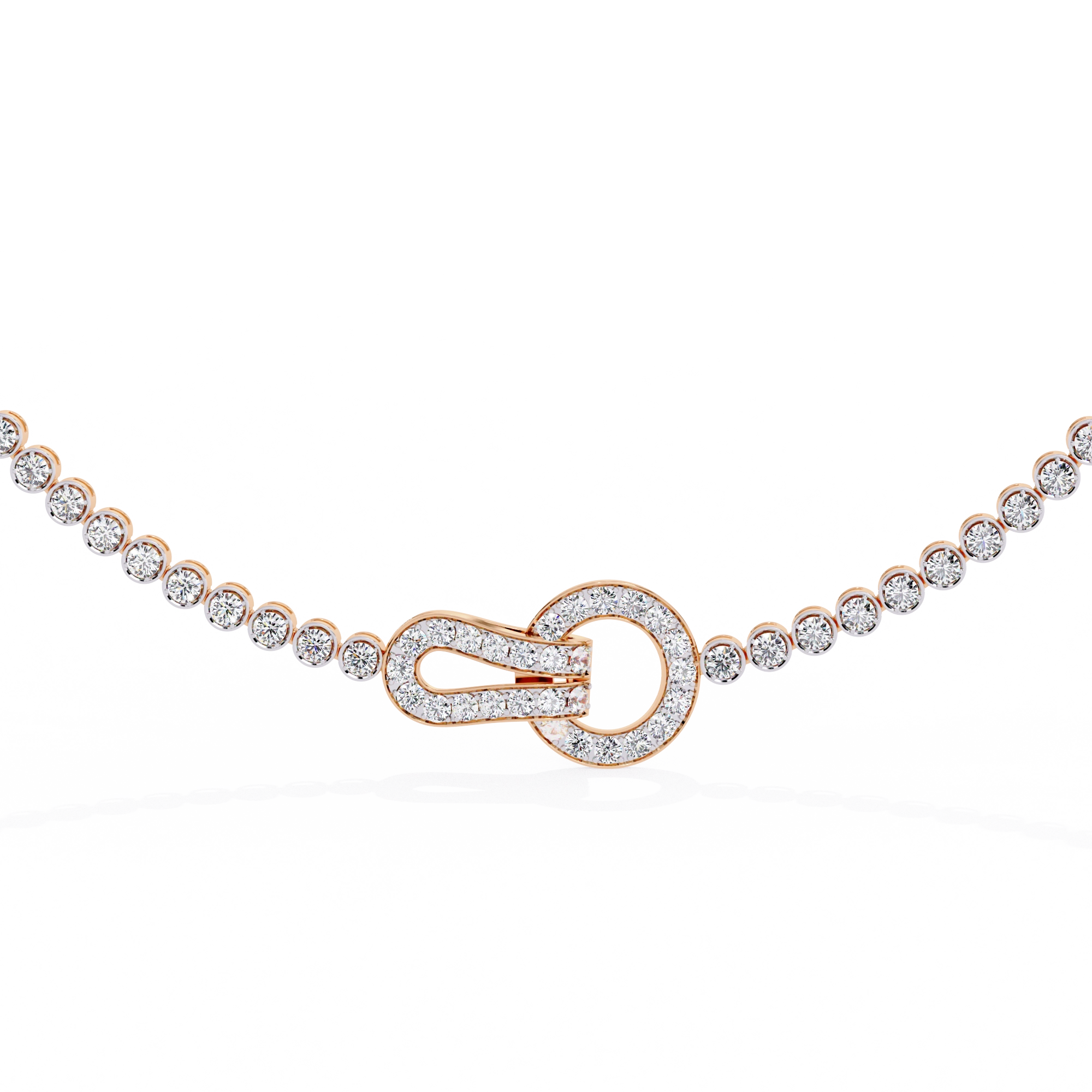Diamond Knot Necklace