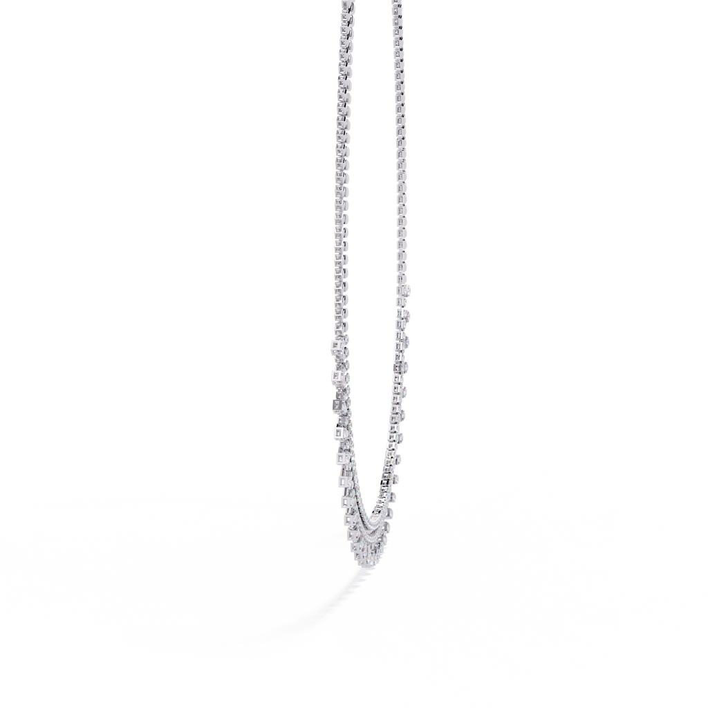 Fringe Diamond Necklace
