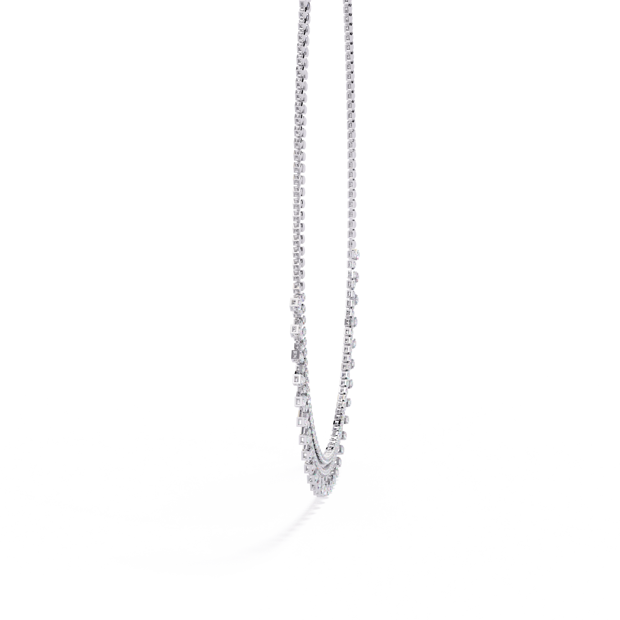 Fringe Diamond Necklace