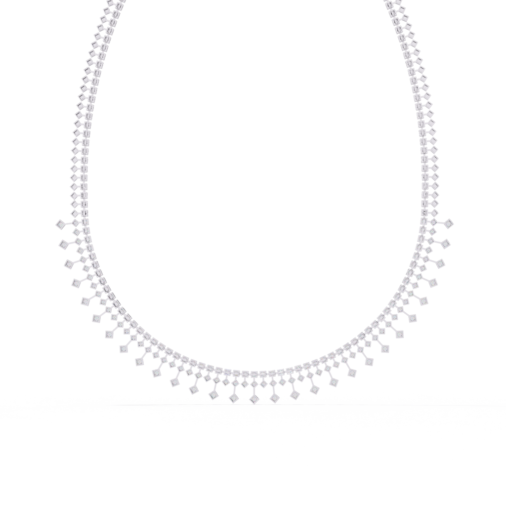 Fringe Diamond Necklace