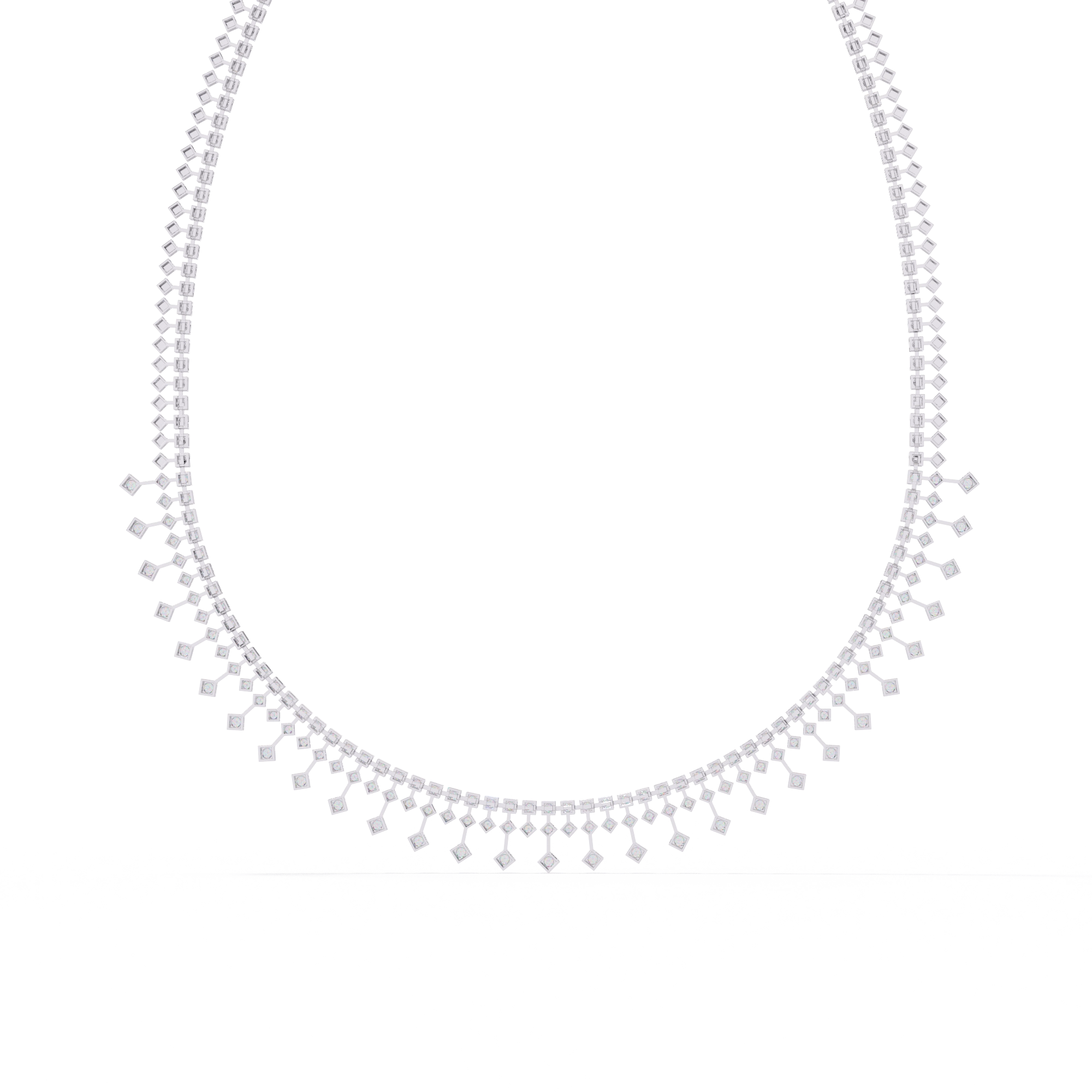 Fringe Diamond Necklace