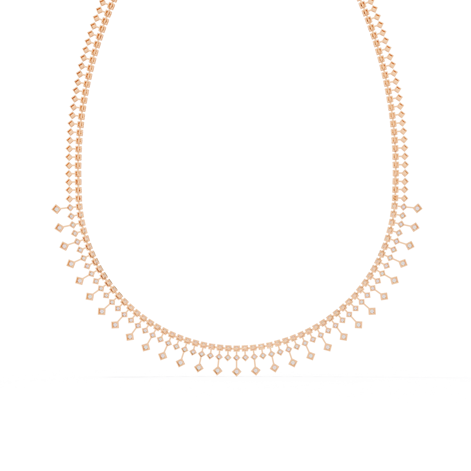 Fringe Diamond Necklace
