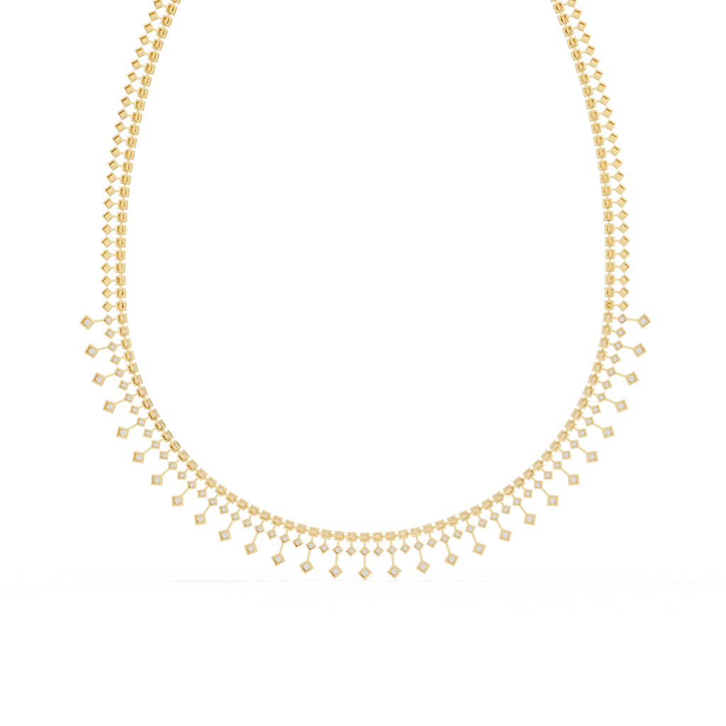 Fringe Diamond Necklace