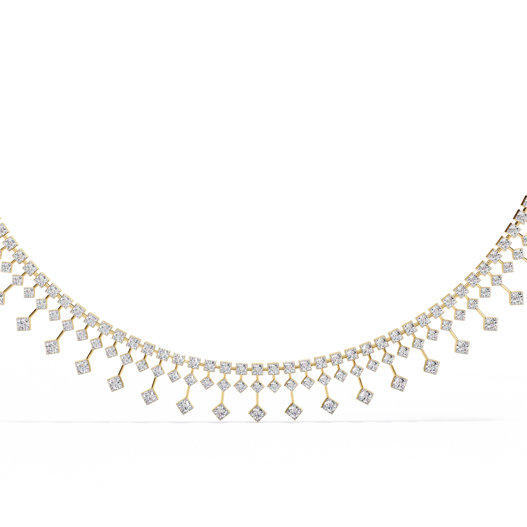 Fringe Diamond Necklace
