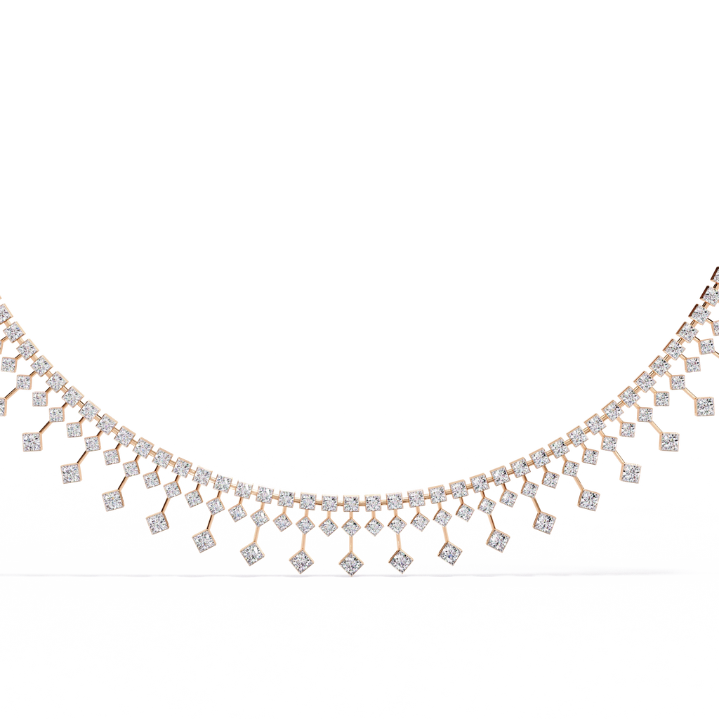 Fringe Diamond Necklace