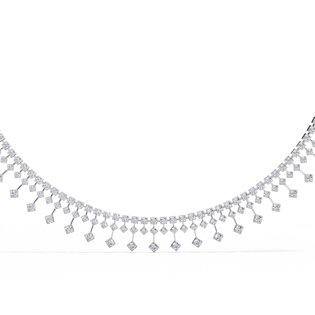 Fringe Diamond Necklace