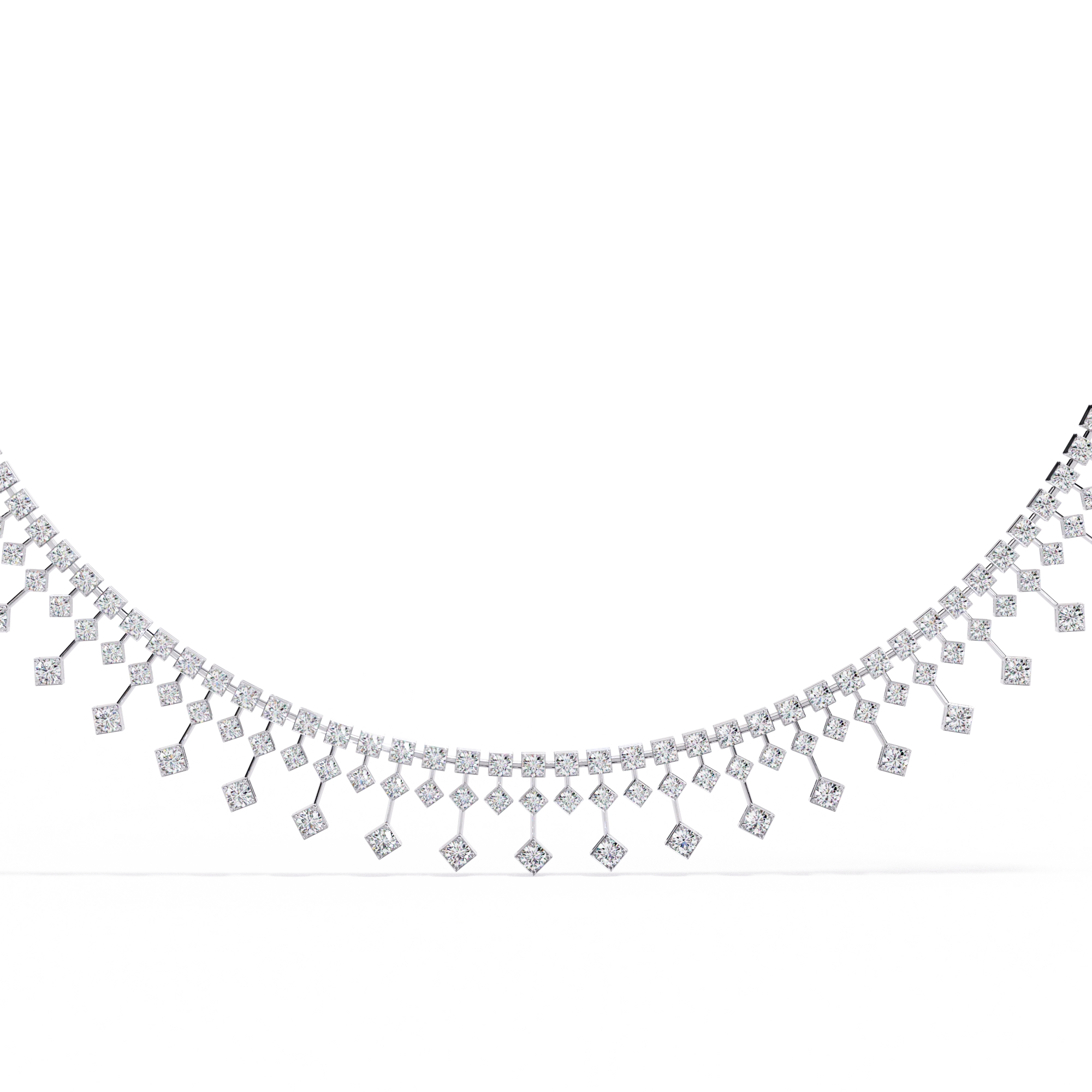 Fringe Diamond Necklace