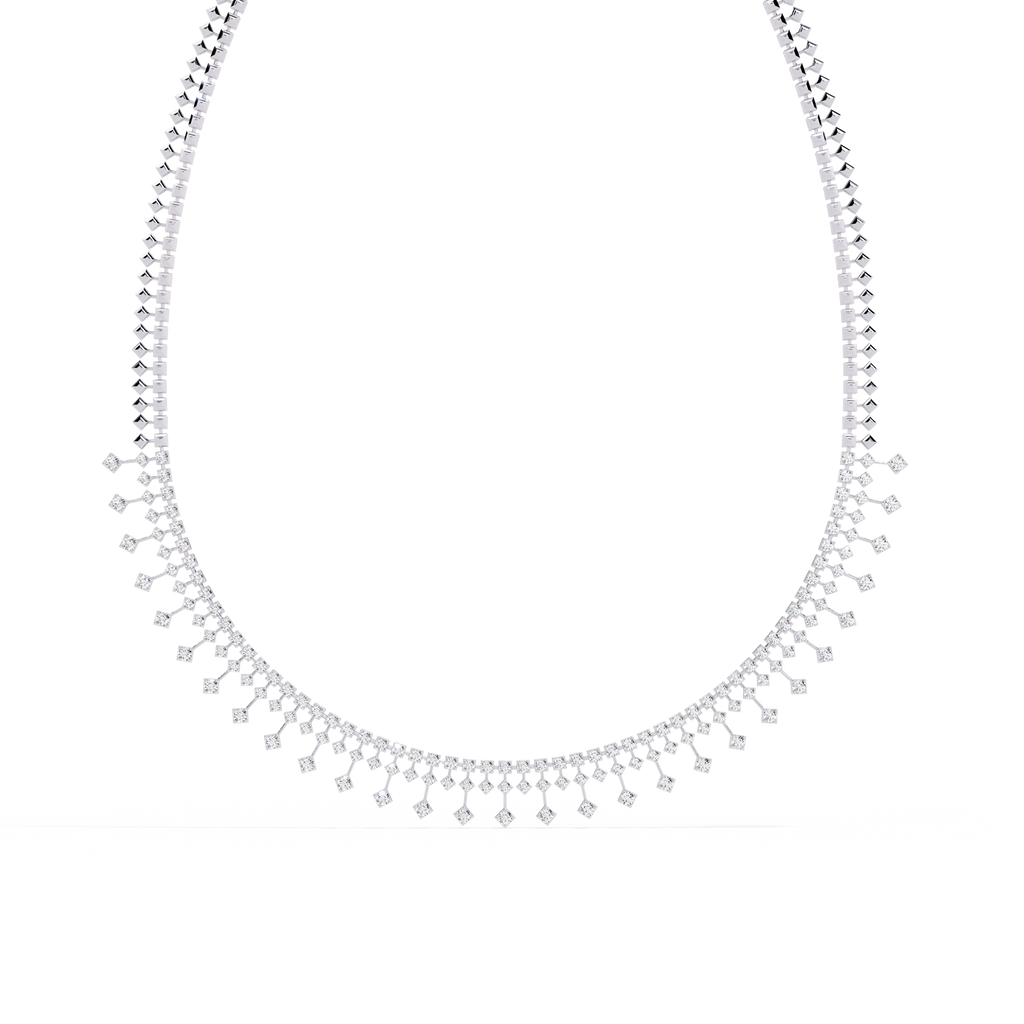 Fringe Diamond Necklace