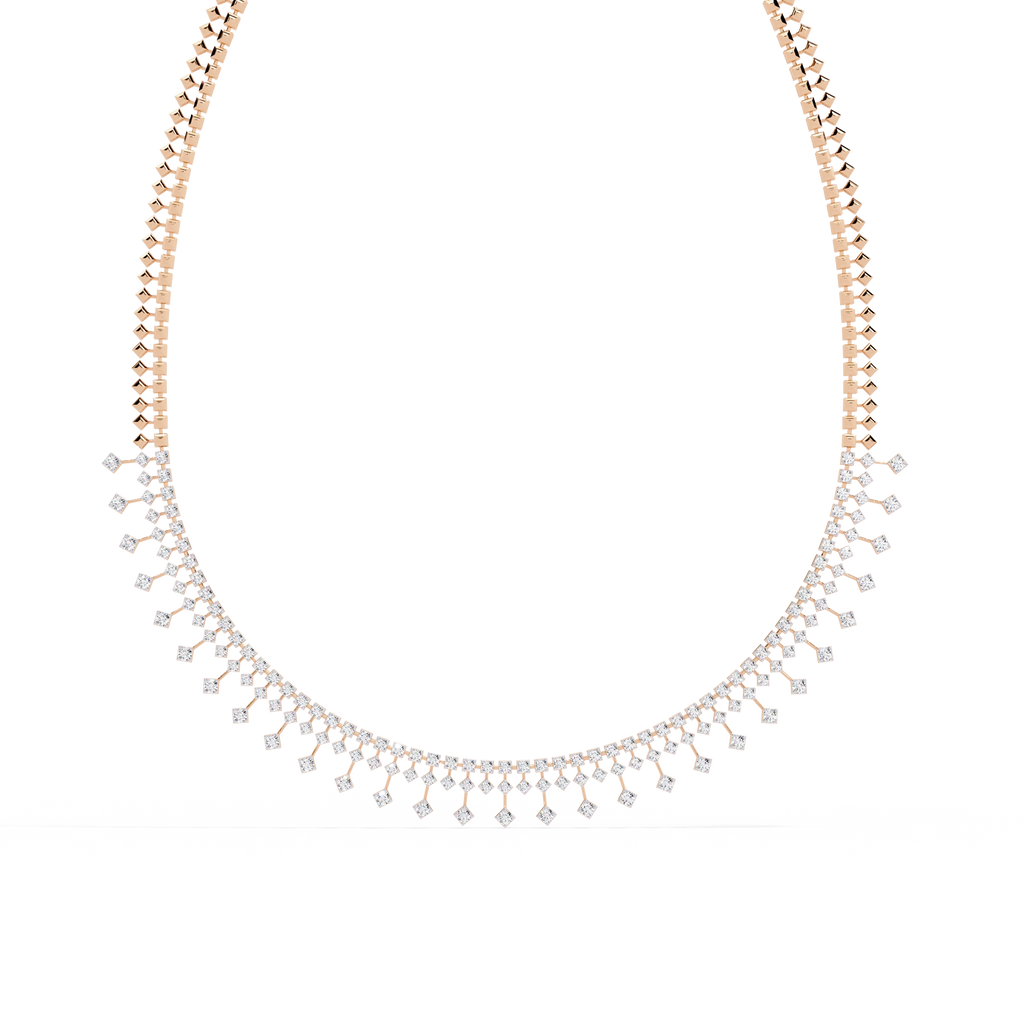 Fringe Diamond Necklace