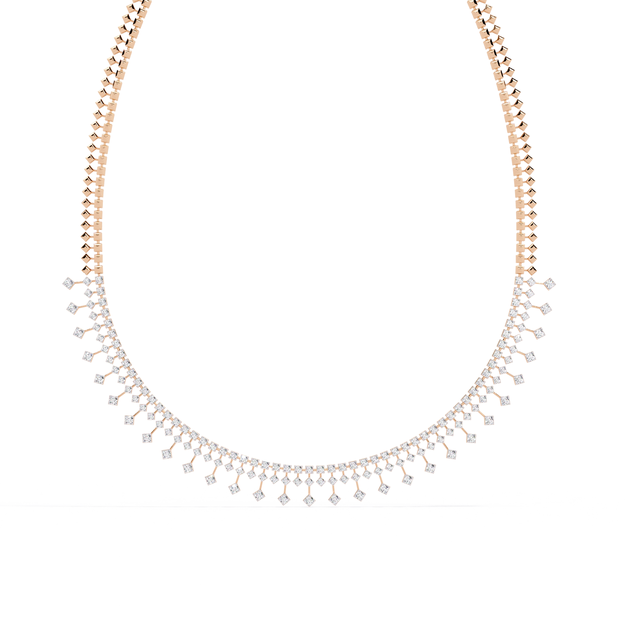 Fringe Diamond Necklace