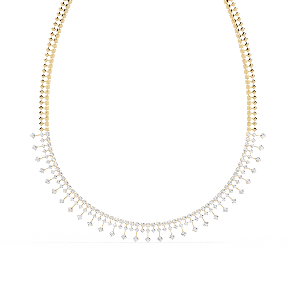 Fringe Diamond Necklace