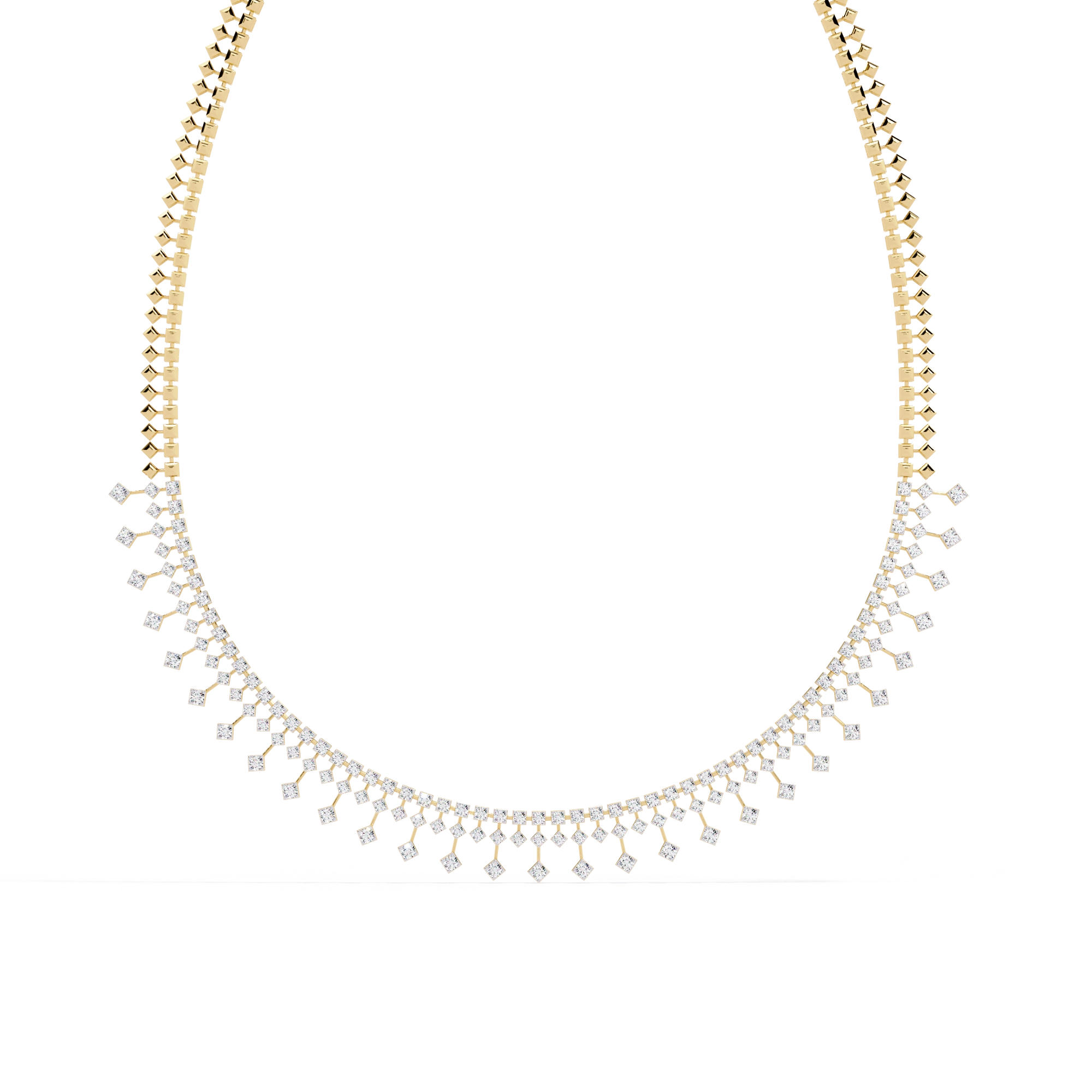 Fringe Diamond Necklace