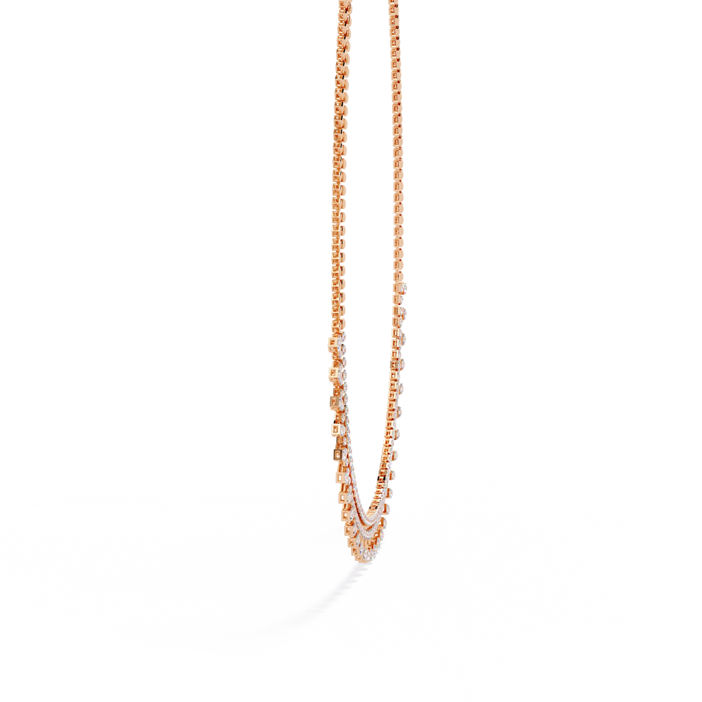 Fringe Diamond Necklace